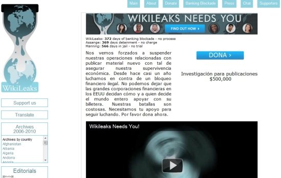WikiLeaks es un ejemplo de que la información de la Deep Web llega a la superficie y hace estragos.
