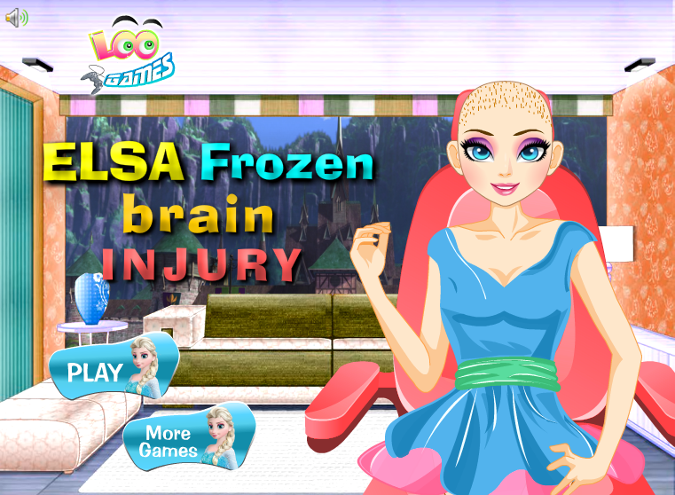 La operación de cerebro de Elsa Frozen (clic en la imagen para jugar)
