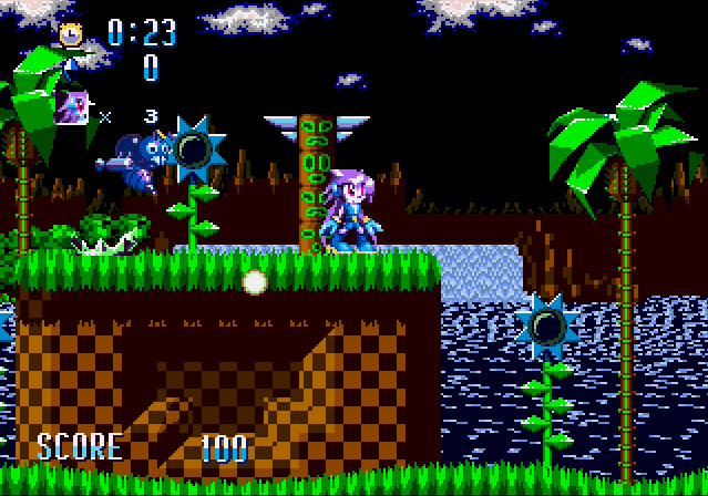 Lilac, la personaje principal del juego Freedom Planet , en una excelente modificación. Freedom Planet, por si no lo sabes, es un hermoso homenaje a Sonic, que se puede comprar en Steam y que fue desarrollado por personas que estuvieron trabajando en estas modificaciones.