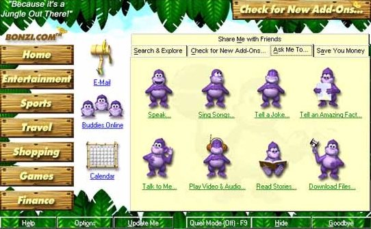 Qué ocurrió con Bonzi Buddy, el mono morado que arruinó miles de  computadoras en los 2000?, Actualidad