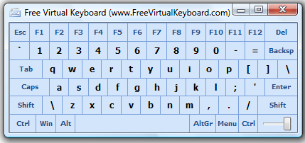Potente teclado virtual