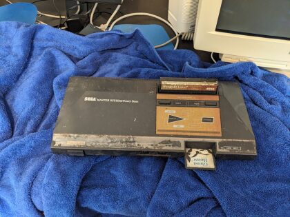 Rescuing a Sega Master System from a Demolished House