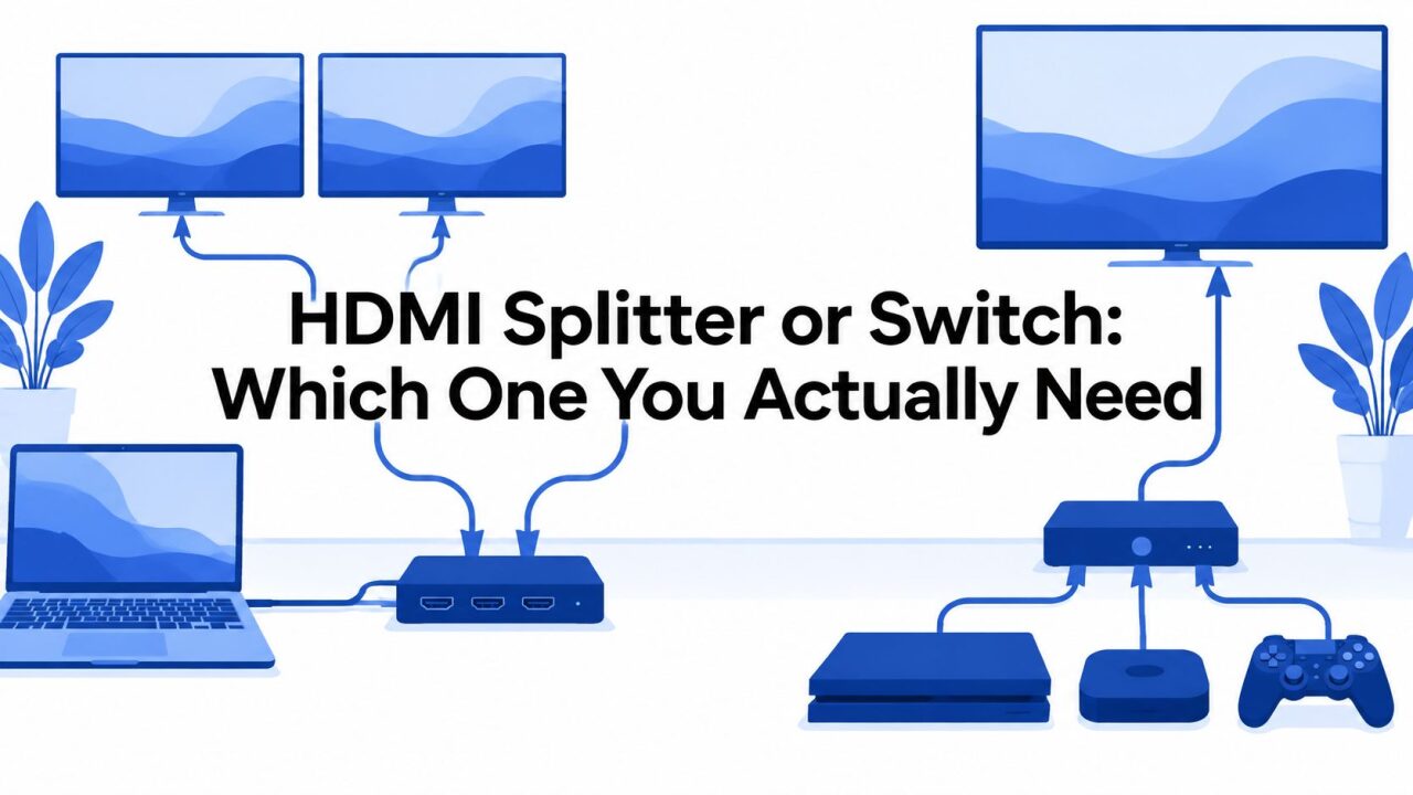 HDMI Splitter or Switch: Which One You Actually Need