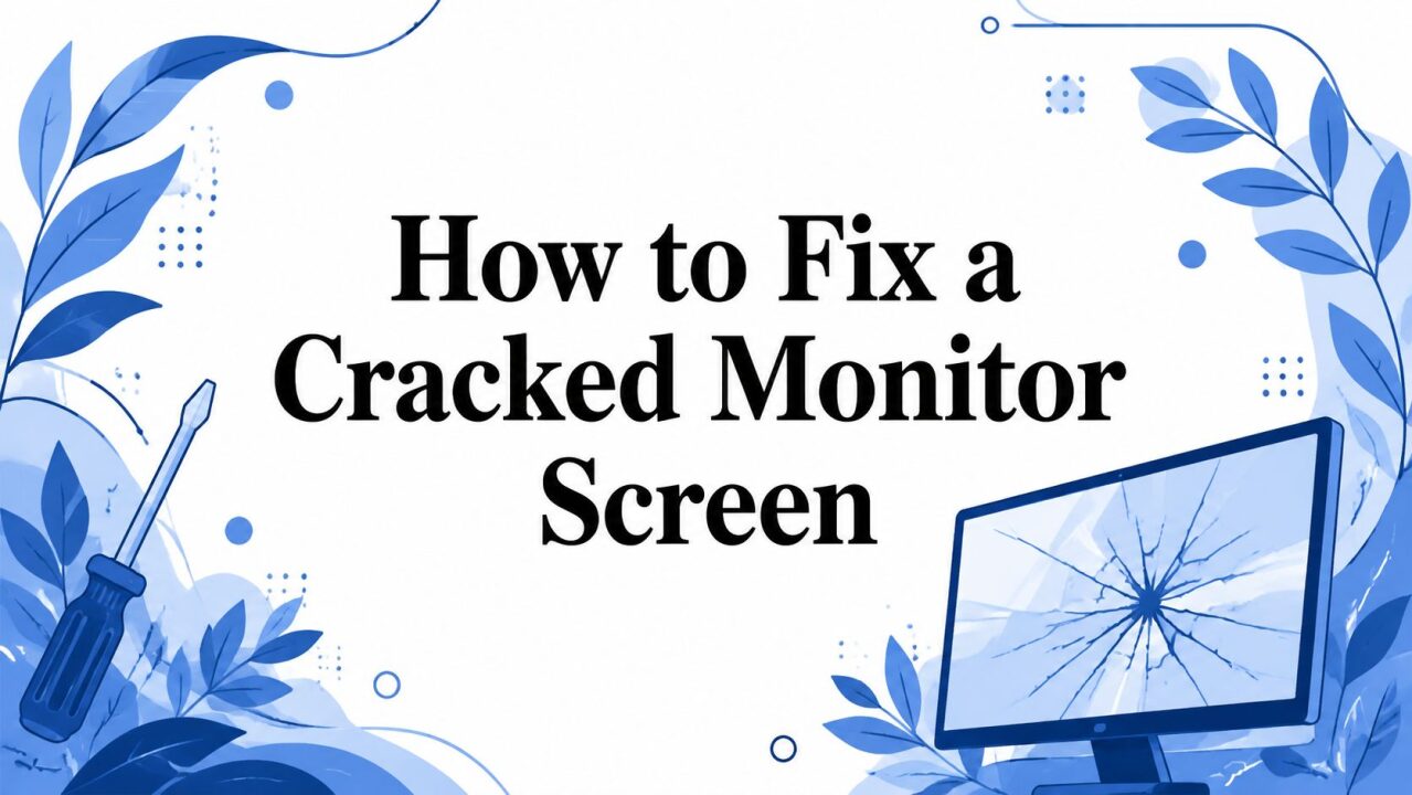 How to Fix a Cracked Monitor Screen