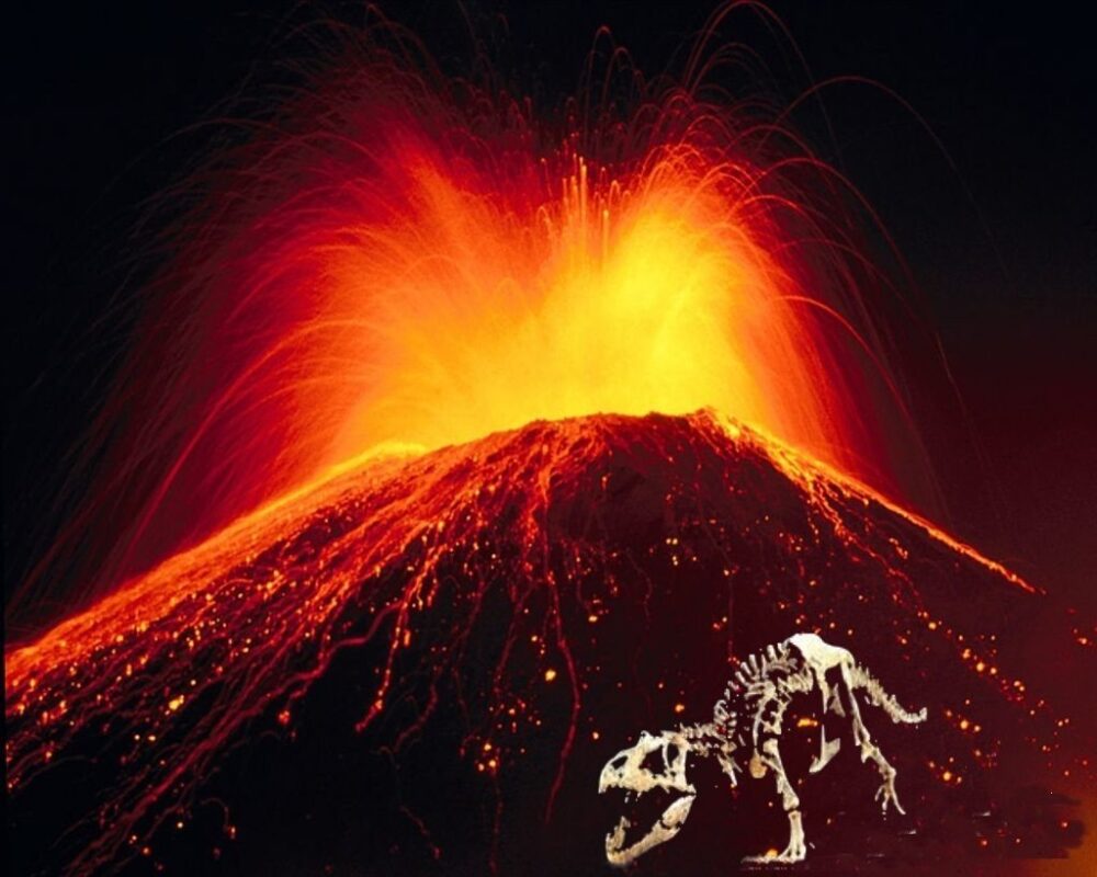 Los volcanes acabaron con los dinosaurios