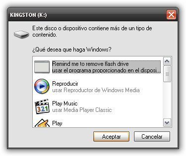 Flash Drive Reminder: ¡No olvides tu memoria!