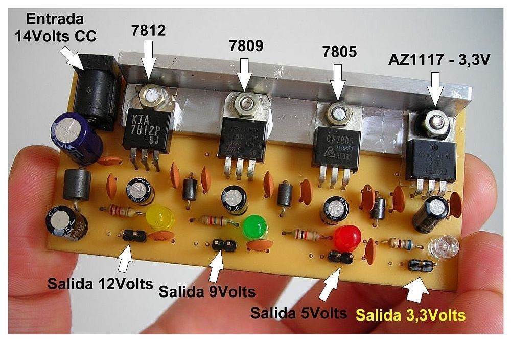 Fuente Modular para Protoboard