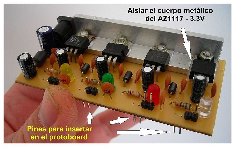 Fuente Modular para Protoboard