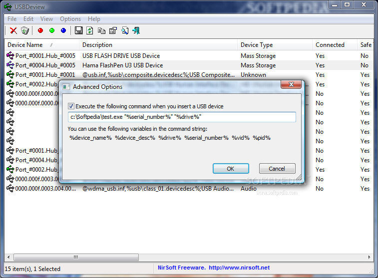 USBDeview: Administrador de dispositivos USB