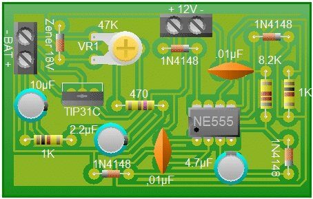Cargador de baterías de 12V