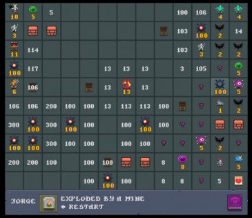 Dragonsweeper: Minesweeper, Transformed into an RPG