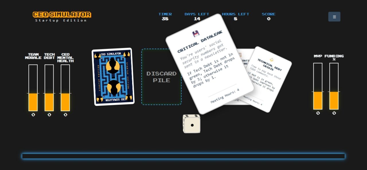 CEO Simulator, of hoe je een startup creëert zonder je verstand te verliezen