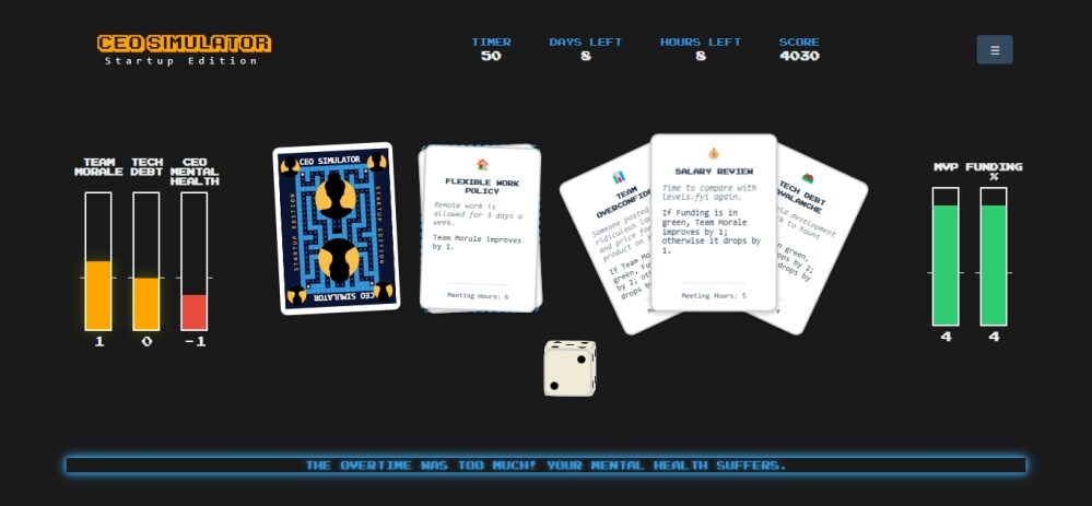 CEO Simulator, czyli jak założyć startup bez utraty zmysłów