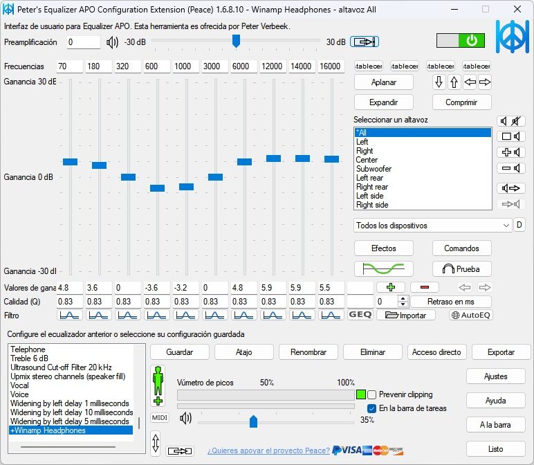 Verhoog het geluid van je pc voorbij de limiet met Equalizer APO en Peace Equalizer