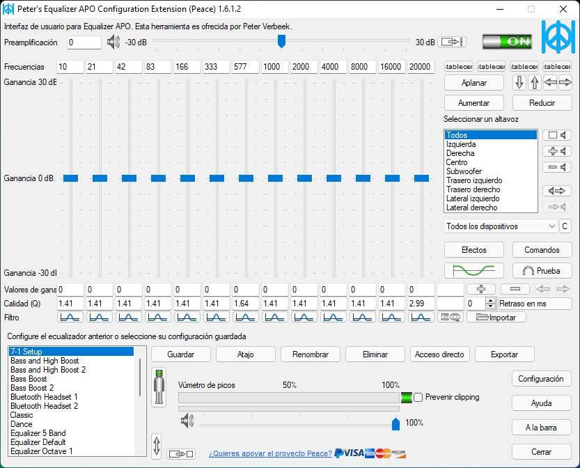 Verhoog het geluid van je pc voorbij de limiet met Equalizer APO en Peace Equalizer