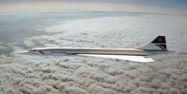 Das einzige Foto des Concorde beim Überschallflug