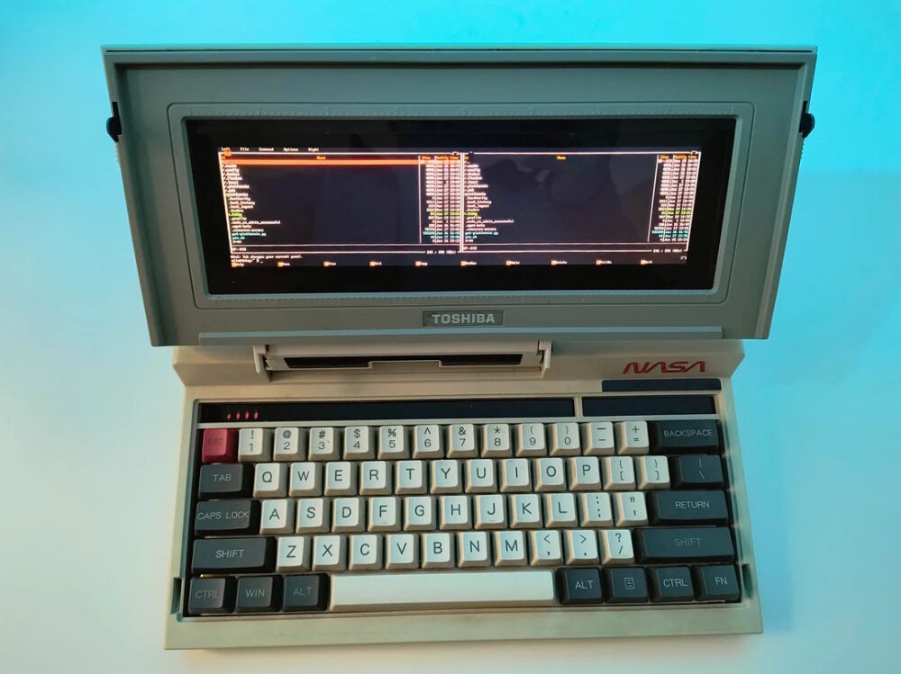 Ein Toshiba T1000 mit einem Raspberry Pi wiederbeleben
