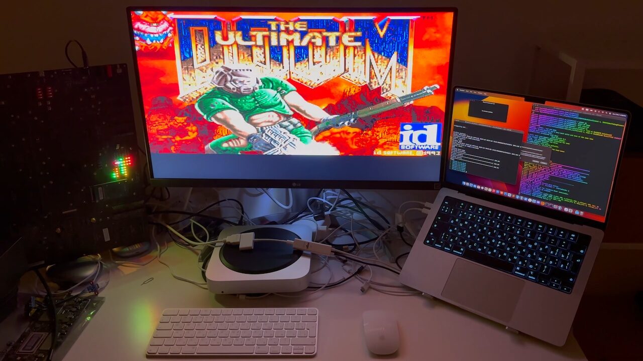 DOOM na adapterze Lightning