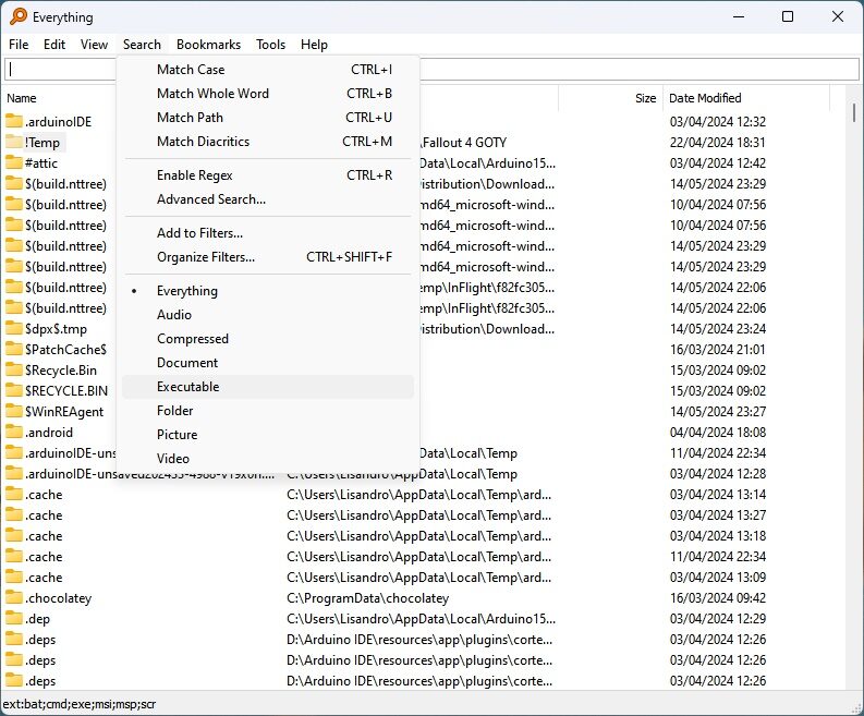 Voidtools Everything: La herramienta definitiva para buscar archivos en Windows
