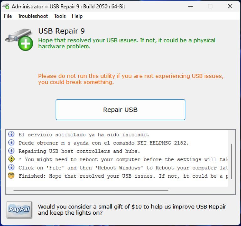 How to Fix USB Errors in Windows with USB Repair