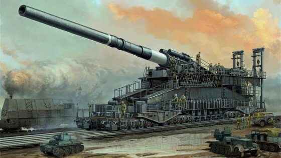 Canon Gustav : un «super-canon nazi» sur rails