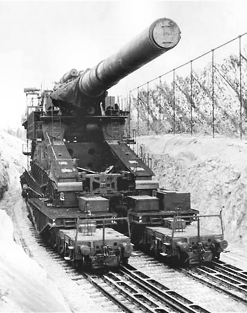 Gustav-kanon: een nazi-superkanon op rails