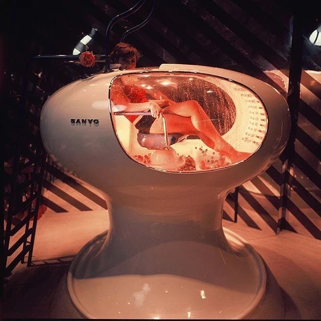 Sanyo Ultrasonic Bath: Eine „Waschmaschine für Menschen“ aus 1970