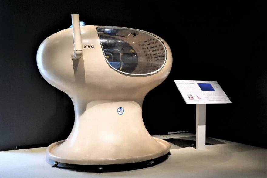 Sanyo Ultrasonic Bath: Eine „Waschmaschine für Menschen“ aus 1970