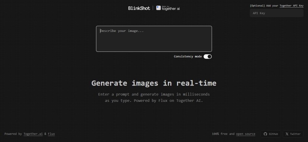 BlinkShot: Generator obrazów w czasie rzeczywistym, który reaguje na każdą zmianę promptu