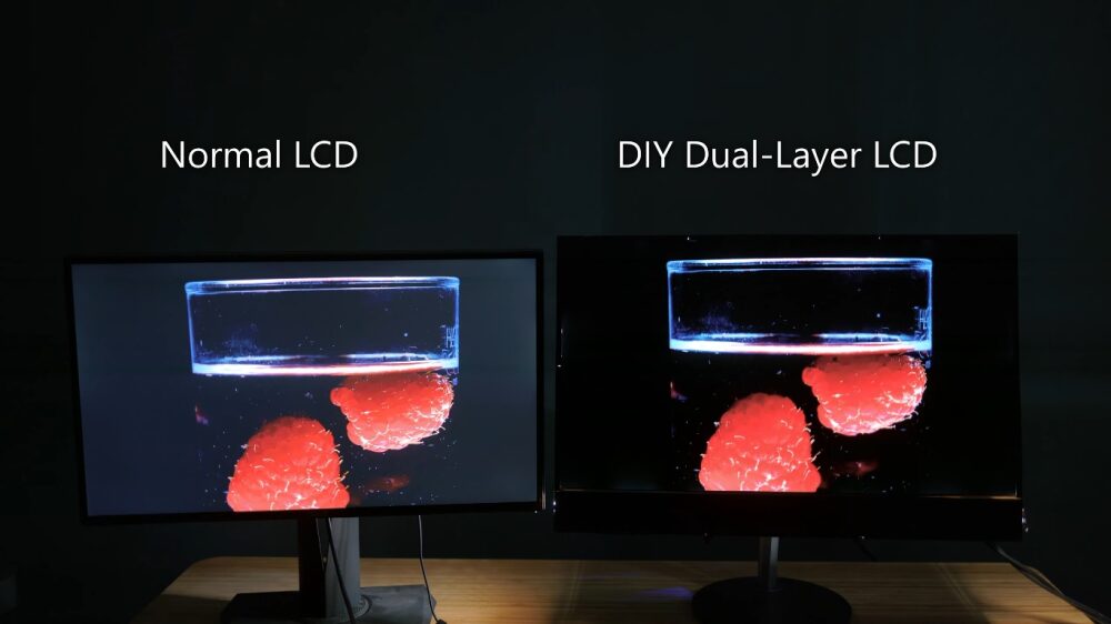 How to Build a Dual-Layer LCD Monitor and Create a 'False OLED'