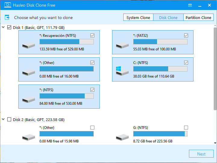 Cómo clonar tus discos y SSDs con Hasleo Disk Clone