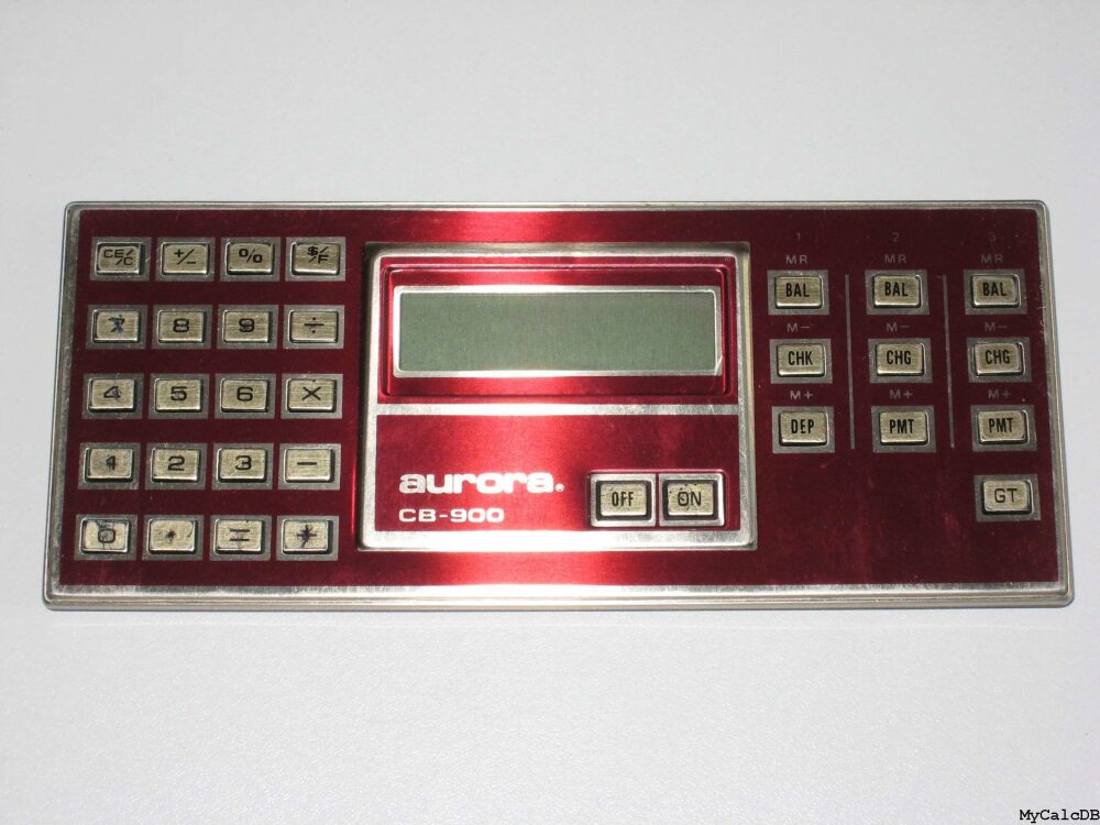 Calculadoras de bolsillo del pasado (Galería)