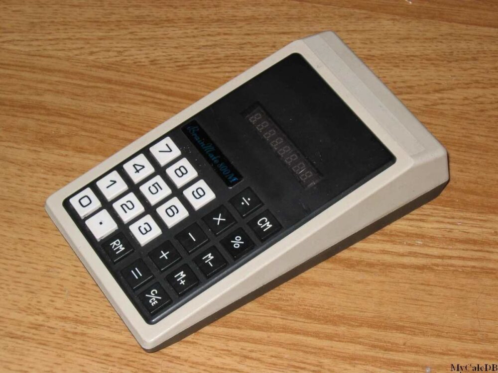 Calculadoras de bolsillo del pasado (Galería)