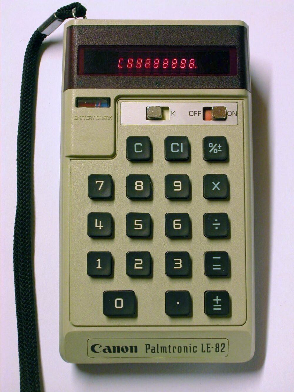 Calculadoras de bolsillo del pasado (Galería)