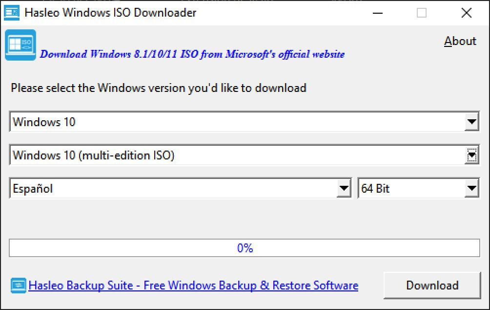 Cómo descargar imágenes ISO de Windows en sus versiones soportadas