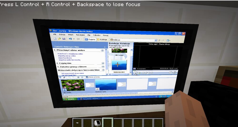 Windows XP dentro de Minecraft... ¡para jugar Doom!