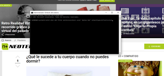 Cómo bloquear una red Wi-Fi en Windows 10