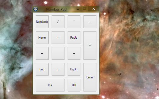 Virtual Numeric Keypads for Windows