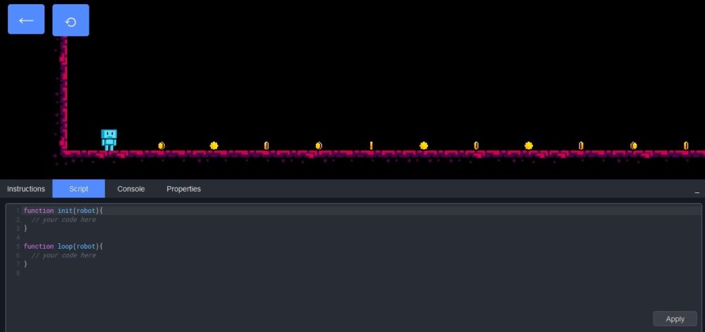 JSRobot: Learn to Program JavaScript by Playing