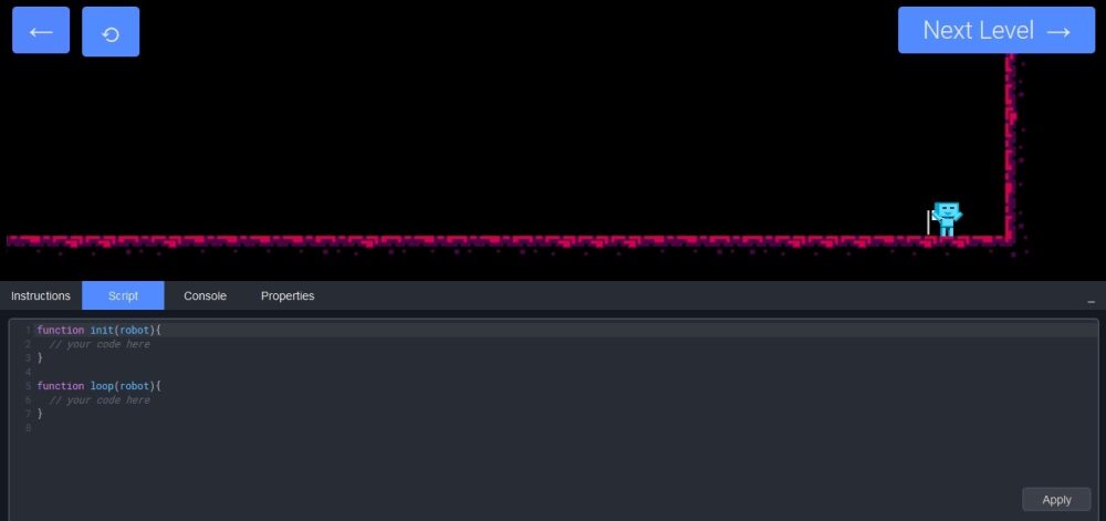 JSRobot: Learn to Program JavaScript by Playing