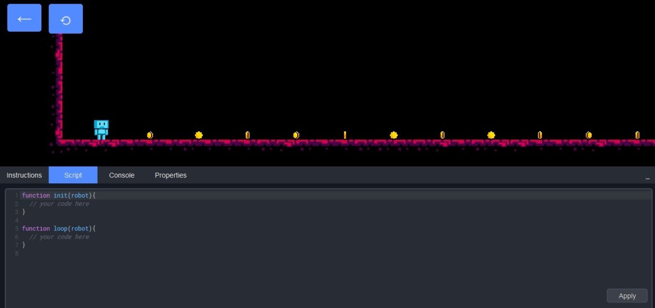 JSRobot: Learn to Program JavaScript by Playing