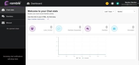 Ramble Chat: Start a Chat by Sharing a Link