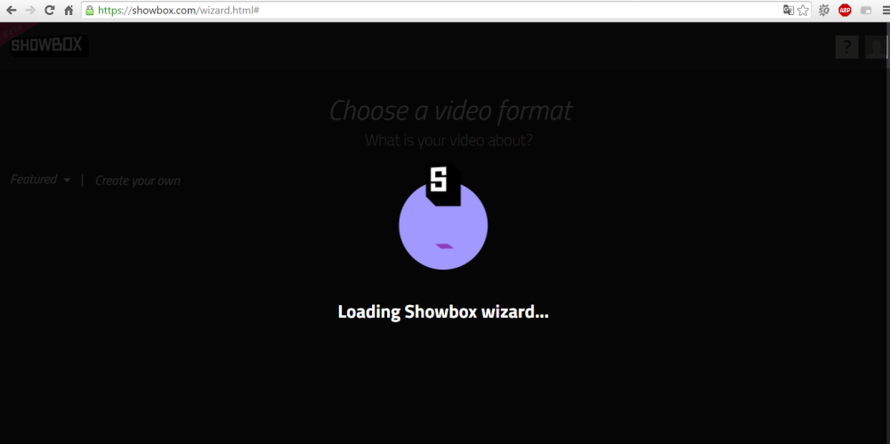 Cómo crear vídeos desde el navegador con Showbox