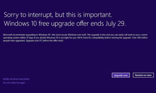 Alles oder nichts: Das Windows-10-Angebot jetzt im Vollbild