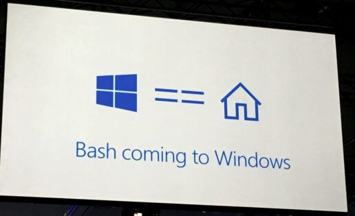 Microsoft annonce l'arrivée du shell Bash sur Windows 10