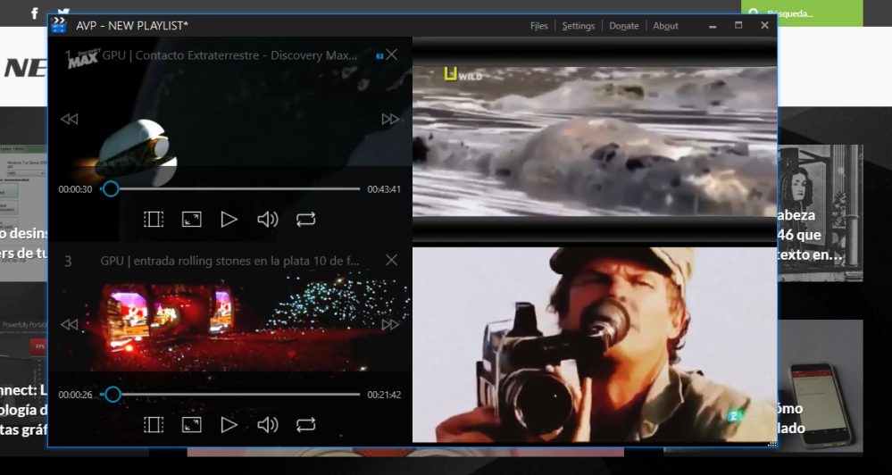 AVPlayer: speel meerdere video's tegelijk af