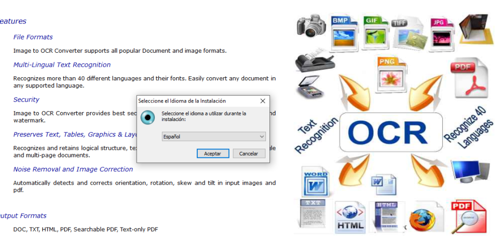 Programmes OCR gratuits pour Windows