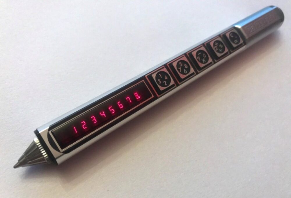 Calcu-pen: uma calculadora em uma caneta (1975)