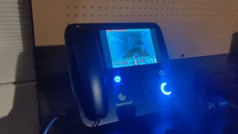 Doom draaien op een vaste telefoon