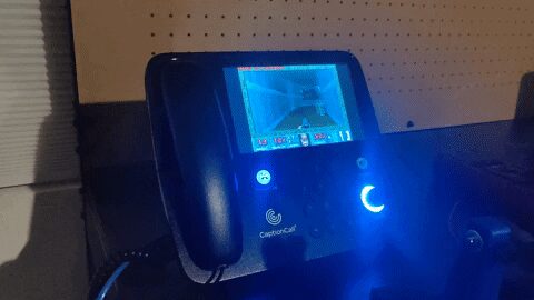 Doom draaien op een vaste telefoon